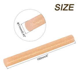 QUARKZMAN 16 Stück Heißklebestifte 11mm x 100mm Mini Heißklebesticks Heißklebepistole Heißkleber Klebestifte Glue Kleberstoff für Repartur Bastel Dekoratiion DIY Handwerk Glitzer Orange