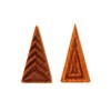 MKM Pottery Tools "Stamps 4 Clay" Small Tall Triangle Decorative