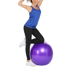 Beyove Open Back Workout Tank Top Shirts Activewear Exercise Athletic Yoga Tops for Women Blue