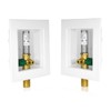 1-PACK GUOFIS Icemaker Outlet Box with 1/2" MIP Sweat Inlet