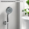 Handheld Shower Head Holder - Enhanced Suction Cup - Large