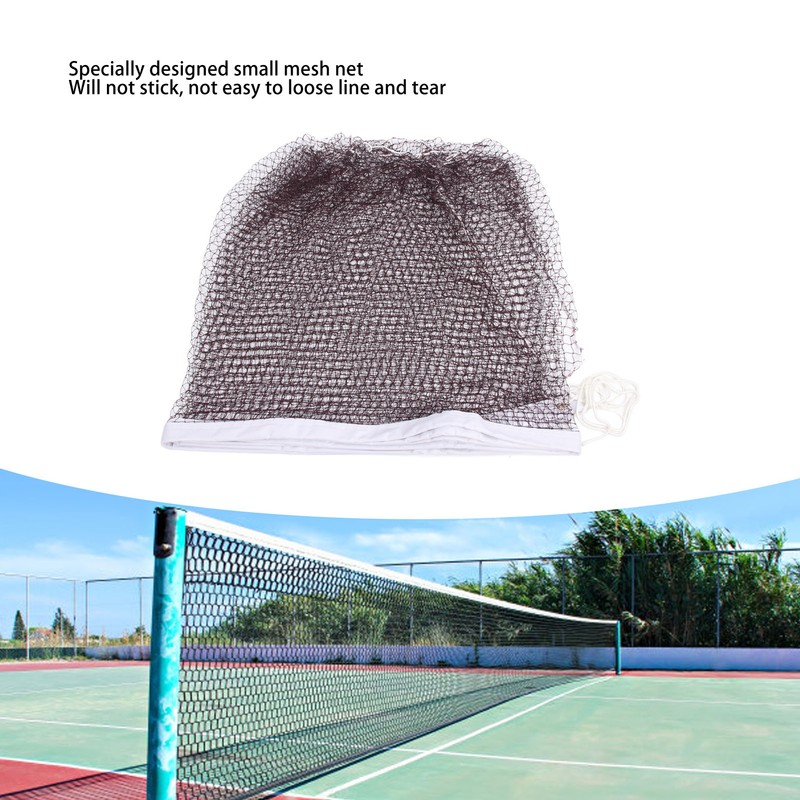 Badminton Net Only Portable Replacement Single Side Stitching Backyard Polyester