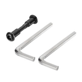 PATIKIL Fixed Bolt Screw, 1 Set Folding Shaft Locking Screw Folding Place Fixed Bolt Replacement Parts Compatible for M365 Electric Scooters, Black