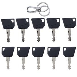 JEENDA Ignition Keys 14607 701 45501 for JCB 3CX Bomag Dynapac Terex Vibromax NH Ford Moxy Wacker Neuson Hamm Mini Excavator Bomag Cat New Holland 701 45501 (10)