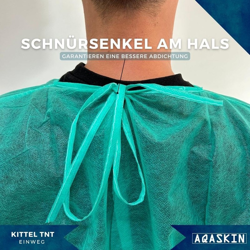 TNT Disposable Gown 30 g/m² Professional Disposable Gown with Cuffs