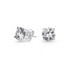 Goth Triple Spike Point Arrow Cubic Zirconia Jacket Stud Earrings