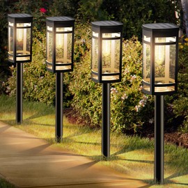EXCMARK Solar Lights Outdoor Waterproof for Garden Pathway Walkway Driveway Yard Lawn Decorative Landscape Lighting. (12)