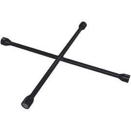 Performance Tool W11 Black 25-Inch Truck SAE/Metric 4-Way Cross Lug Wrench
