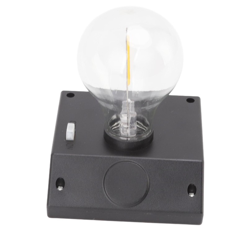 Solar Bulb Lamp Waterproof Decorative LED Shed Tungsten Bulb Wall