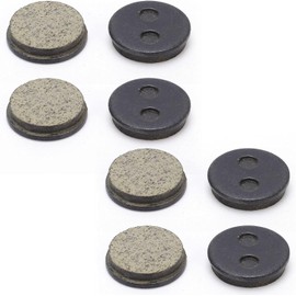 CYSFETENA 4 Pairs Bicycle Brake Pads, Resin Semi-Metal Bicycle Disc Brake Pads, Brake Pads Bicycle Disc Brake Discs Brake Pad for BB5 M446 Bicycle Accessories