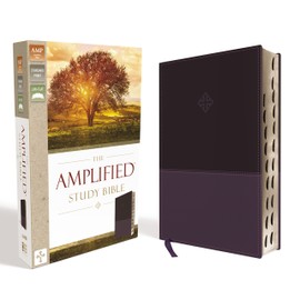 The Amplified Study Bible, Leathersoft, Purple, Thumb Indexed