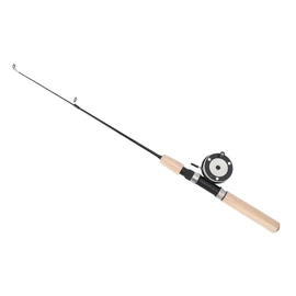 Ice Fishing Rod and Reel Combo, 29.5 Ice Fishing Pole, Metal Fishing Reel Fiberglass Fishing Rod, Ice Fishing Jigs Ice Fishing Gear for Walleye Perch, Panfish, Trout, Gift for Men