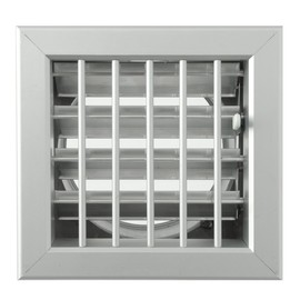 The Ventilation Gcsial1615120-y 160 x 150 mm Aluminium Fireplace Grille