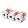 3Pcs Flexible Coupler Aluminum Alloy Ball Screw Coupling Kit Motor