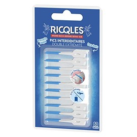 Ricqles Pics Interdentaires Double Extrémité 60 Units