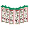 The Gift Wrap Company Wine Bottle Bag (6 Pack), White/Red/Green