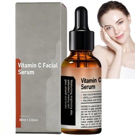 Vitamin C Serum for Face,Facial Serum with Vitamin C&Hyaluronic Acid,Anti Ageing & A/nti Wrinkle Se/rum,Brighten Hydrate&Plump Skin,Even Skin Tone,Anti-Dark Spots,Sk/in Tightening Cream for Face