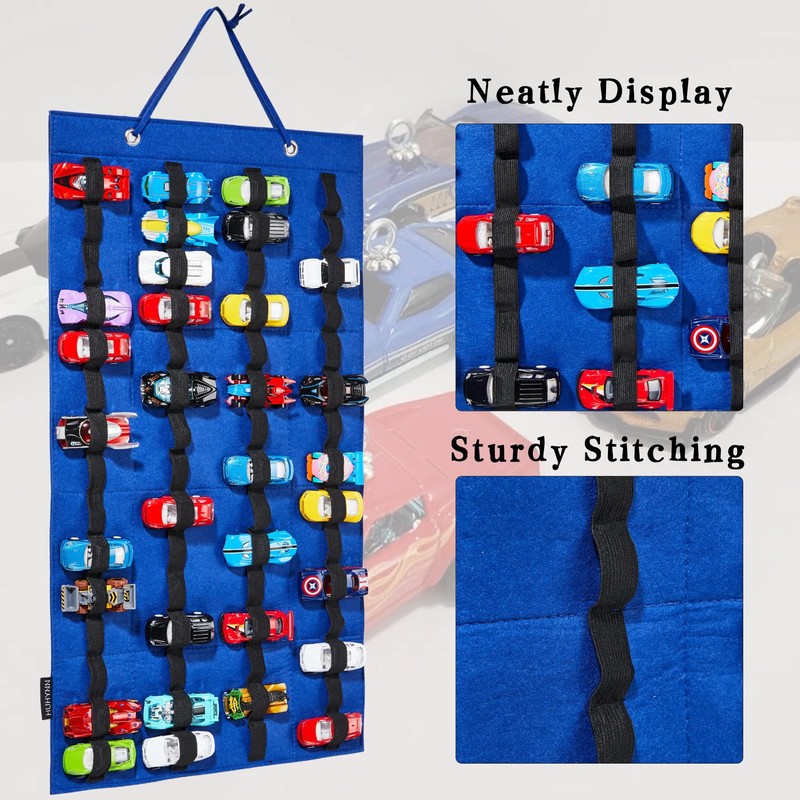 Hanging Storage Organizer for Hot Wheels, XICEN Storage Case Compatible