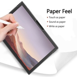 [2 Pack] Megoo Matte Screen Protector for Surface pro 7 Plus/Surface Pro 7/6/5/4/3 12.3 Inch, Like Paper Feeling, Anti-Glare, High Touch Sensitivity, Easy Installation