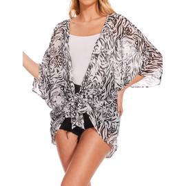 Breezy Lane Swimsuit Coverup for Women Beach Coverups Sheer Cardigans Kimono Bathing Suit Cover Ups Vacation Summer Beachwear