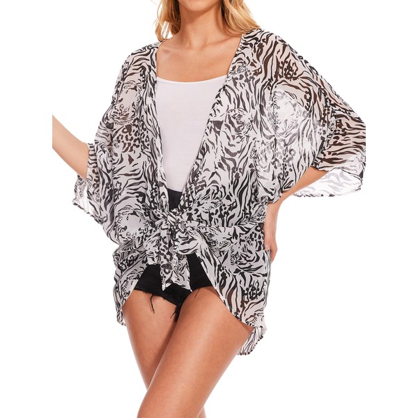 Breezy Lane Swimsuit Coverup for Women Beach Coverups Sheer Cardigans