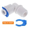 sourcing map 200Pcs 3/8 Inch Locking Clip for RO Water