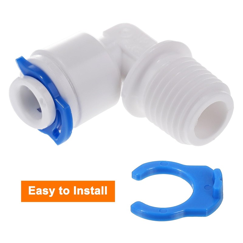 sourcing map 200Pcs 3/8 Inch Locking Clip for RO Water