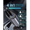 Toothank 4 in 1 Retractable Car Charger
