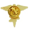 PinMart's Caduceus Nursing Enamel Lapel Pin - Ideal RX or