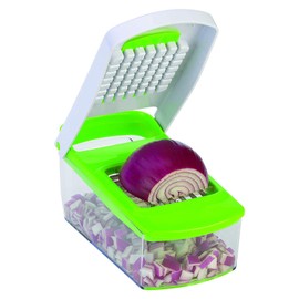 Good Cook 20712 Veggie Vegitable Chopper/Dicer, No Tear Onion chopping, Heavy Duty BPA Free Multi Vegetable-Fruit-Cheese-Onion Chopper-Dicer-Kitchen Cutter