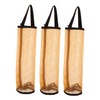 GRIRIW 3pcs Portable Mesh Tennis Ball Storage Bag Wall Mounted