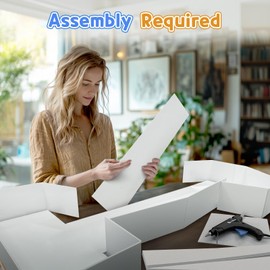 Marquee Numbers 4 Feet Tall: Large 1st 15th 16th 21st Birthday Decorations for Her Him 4FT Light Up Numbers White Anniversary Party Decor Big Backdrop Foam Cardboard Number 1