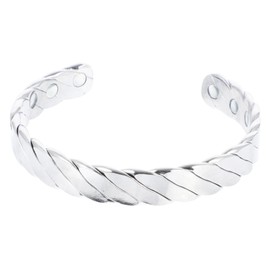 COLLBATH Couple Magnetic Bracelet Pure Copper Wristband Unisex Fashion Jewelry for Women and Men