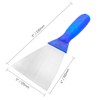 Putty Knife, 2 PCS 5 Inch Carbon Steel Scraper, Plastic