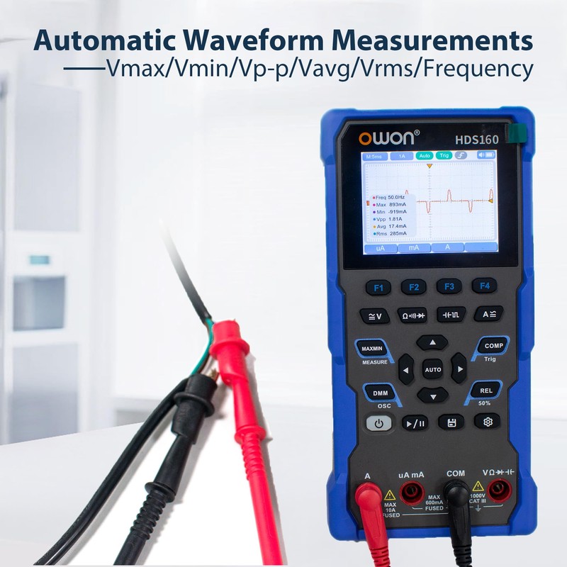 OWON Oscilloscope Multimeter OWON HDS160 60,000 Counts Display 2 in