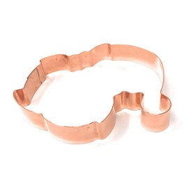 Cute Santa Claus Face Copper Cookie Cutter