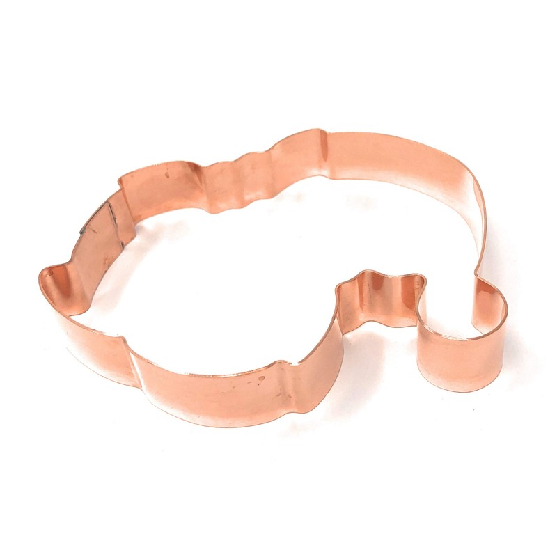Cute Santa Claus Face Copper Cookie Cutter