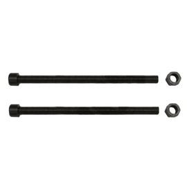 Updated Leaf Spring Center Bolt - 3/8 x 6 (Pair) Fine Threaded Leaf Bolts with Nuts by Oneday Tower