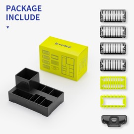 Attachments with Razor Stand Compatible with O Blade Face and Body Razor Replacement Blade/Blades