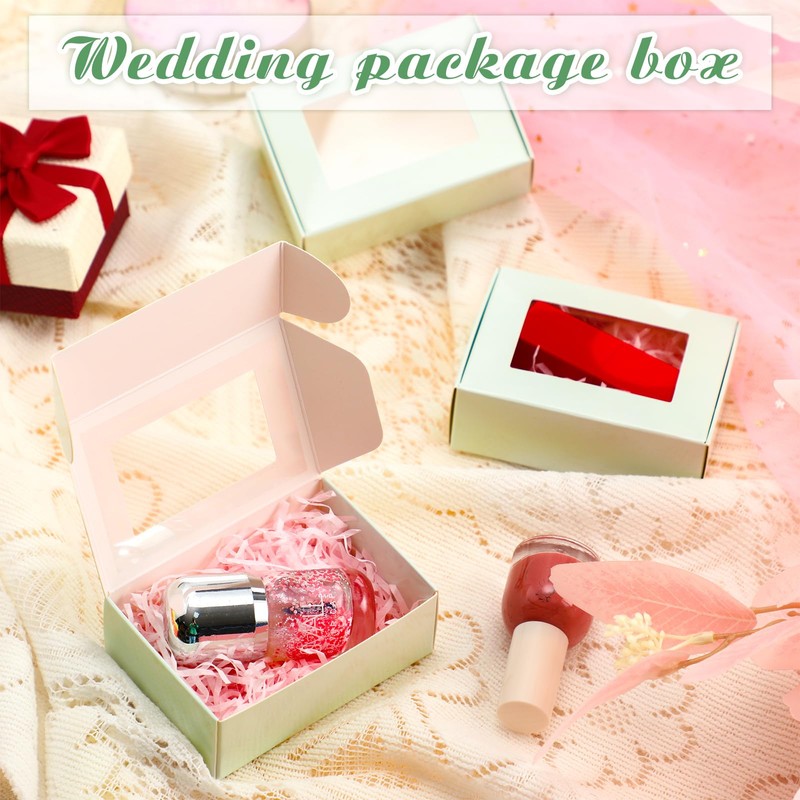 Zonon 30 Pcs Soap Boxes for Homemade Packaging, Mini Kraft