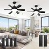 ZMISHIBO 2 Pack 17.9 Inch Socket Fan Light with Remote,