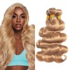 KODRHAR Body Wave Curly Honey Blonde Wave Human # 27