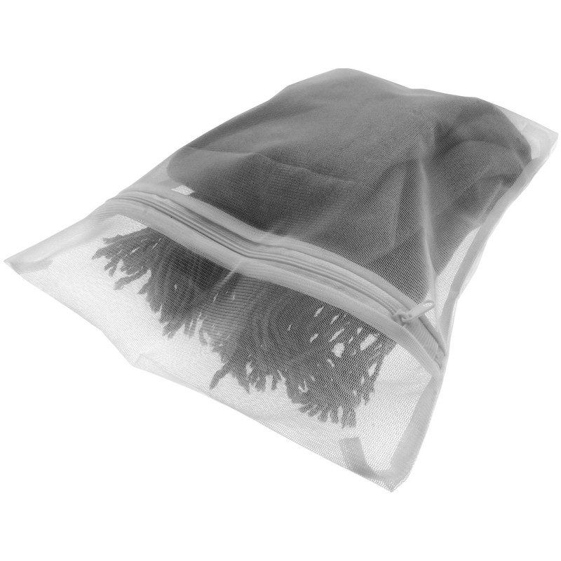 White Mesh Fabric Washing Bag - Set of 3 (28.5x