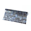 CASAPALACE Glass Mosaic Tiles Backsplash, 12” x 12” Light Blue