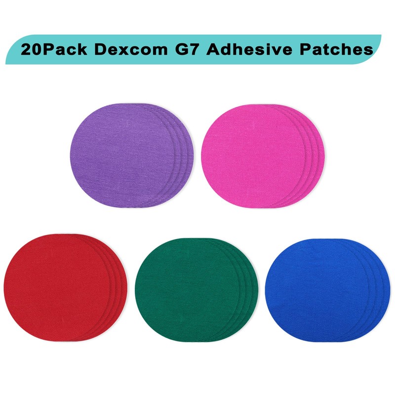 20 Pack G7 Adhesive Patches Waterproof Over Patches for G7