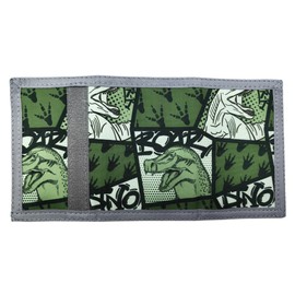 JONYEE RFID Wallet, Cute Cartoon Wallet with Zipper for Kids, Dinosaur 12, S