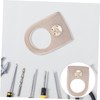 Abaodam 4pcs Sturdy Metal Archery Finger Stainless Steel Sling Shot
