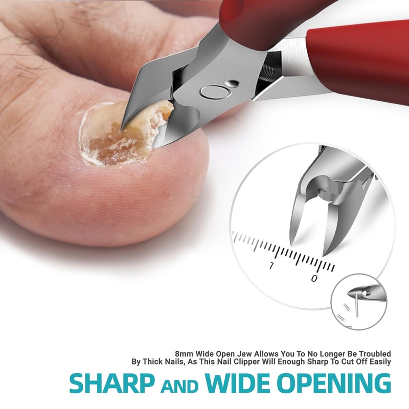 Toenail Clippers for Thick Nails for Seniors - Heavy Duty