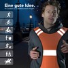 EAZY CASE EAZY CASE Reflektorweste, Sicherheitsweste, flexibel einstellbar, Warnweste mit