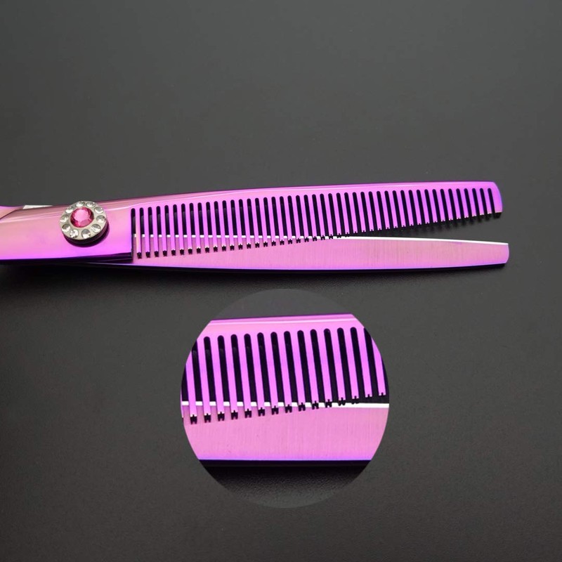 Juego de tijeras de corte de pelo profesional con estuche